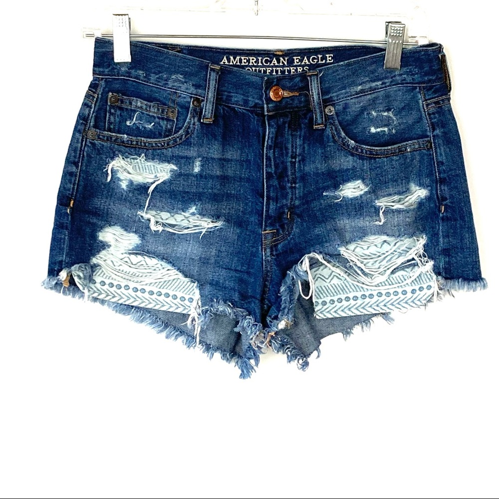 American Eagle Vintage Hi-Rise Festival Shorts - Picture 1 of 12